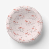 Flamingos Pink Multi Pappteller (Vorderseite)