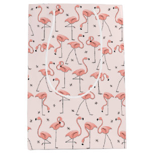 Flamingos Pink Multigeschenktüte Medium Mittlere Geschenktüte