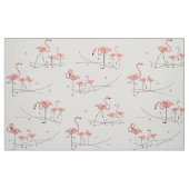 Flamingos Pink Multigroßes Muster Stoff (Fat Quarter (45,7 x 55,9 cm))