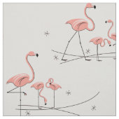 Flamingos Pink Multigroßes Muster Stoff (Muster)