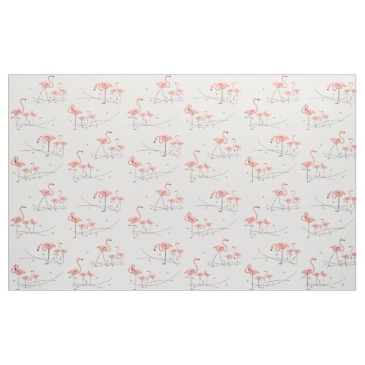 Flamingos Pink Multigroßes Muster Stoff (Yard (91,4 cm))