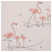 Flamingos Pink Multigroßes Muster Stoff (Muster)