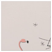 Flamingos Pink Multigroßes Muster Stoff (Nahaufnahme)