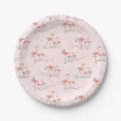 Flamingos Pink Multipapierplatte Pappteller (Vorderseite)