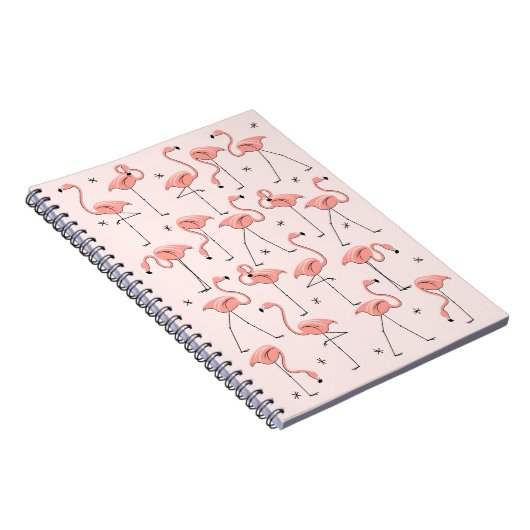 Flamingos Pink Notebook Notizblock (Rechte Seite)