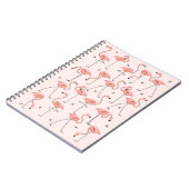 Flamingos Pink Notebook Notizblock (Linke Seite)