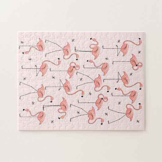Flamingos Pink Puzzle (Horizontal)