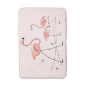 Flamingos Pink Trio 2 Badematte (Vorderseite Vertikal)