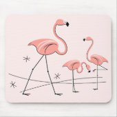 Flamingos Pink Trio 2 mousepad (Vorne)