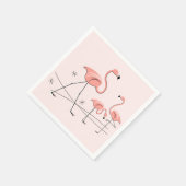 Flamingos Pink Trio 2 Papierservietten (Ecke)