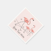 Flamingos Pink Trio 2 Papierservietten (Ecke)