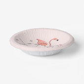Flamingos Pink Trio 2 Pappteller (Gewinkelt)
