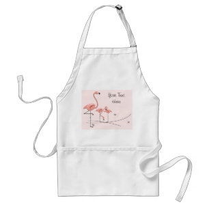 Flamingos Pink Trio 2 Schürze