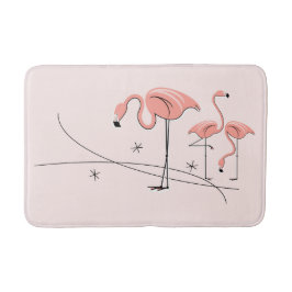 Flamingos Pink Trio 3 Badematte