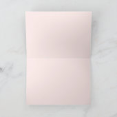 Flamingos Pink Trio Grüße Karte (Innenseite)