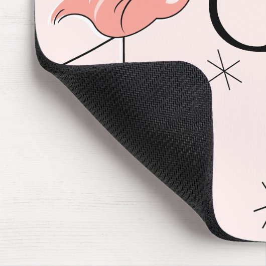 Flamingos Pink "VIP" Mousepad (Ecke)