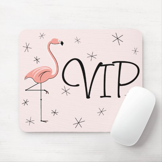 Flamingos Pink "VIP" Mousepad (Mit Mouse)