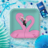 Flamingos Plate Pappteller (Party)