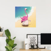 Flamingos Poster (Heimbüro)