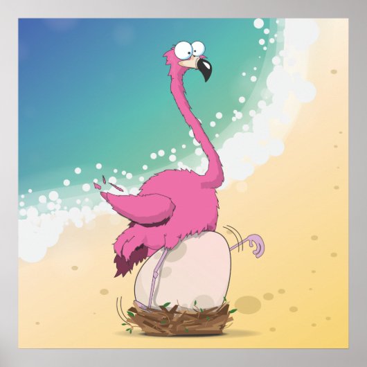 Flamingos Poster (Vorne)