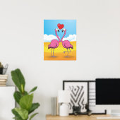Flamingos Poster (Heimbüro)