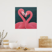 Flamingos Poster (Küche)