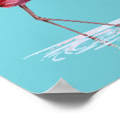 Flamingos Poster (Ecke)