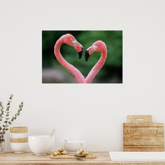 Flamingos Print Poster (Küche)