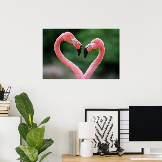 Flamingos Print Poster (Heimbüro)