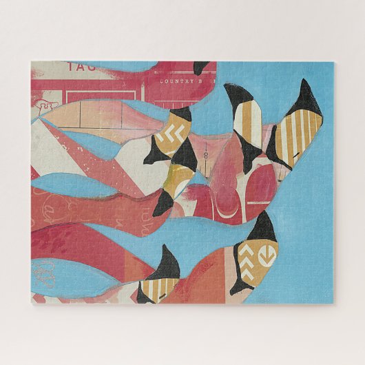 Flamingos Puzzle (Horizontal)