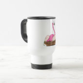 Flamingos Reisebecher (Vorderseite Links)