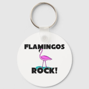 Flamingos Rock Schlüsselanhänger