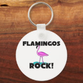 Flamingos Rock Schlüsselanhänger (Vorderseite)