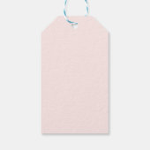 Flamingos Rosa Geschenkanhänger (Rückseite)