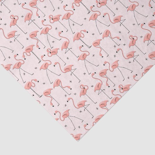Flamingos rosa Papiertaschentuch Seidenpapier (Ausschnitt)