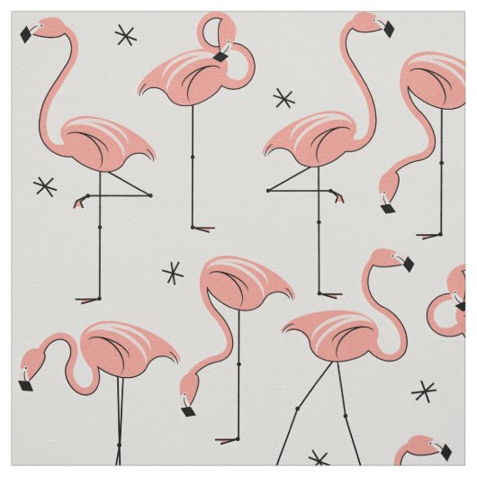 Flamingos rosa Stoff (Muster)
