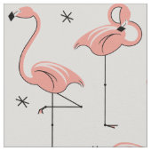 Flamingos rosa Stoff (Nahaufnahme)