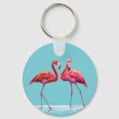 Flamingos Schlüsselanhänger (Vorderseite)