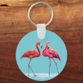 Flamingos Schlüsselanhänger (Vorderseite)