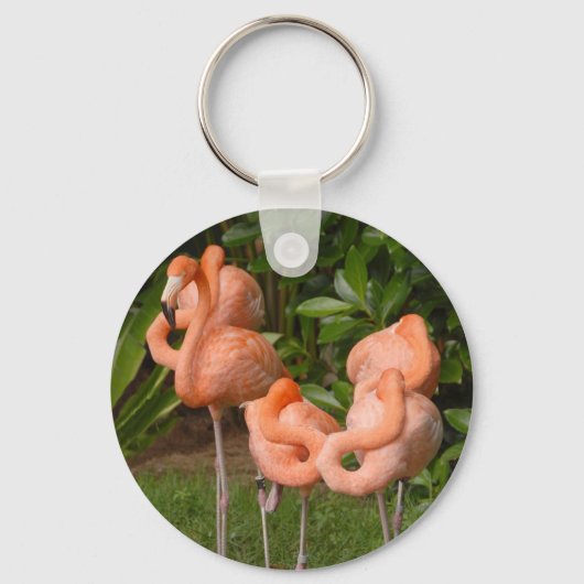 Flamingos Schlüsselanhänger (Vorderseite)