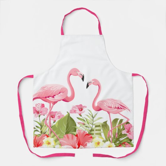 Flamingos Schürze (Vorderseite)