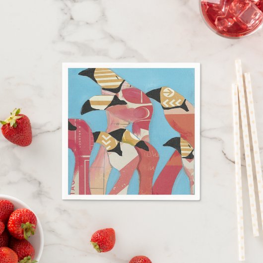 Flamingos Serviette (Beispiel)