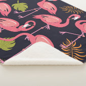 Flamingos Set, Tropenvogel Vintag. Sherpadecke (3/4)