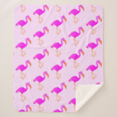 Flamingos Sherpa Blanket Sherpadecke (Vorderseite)