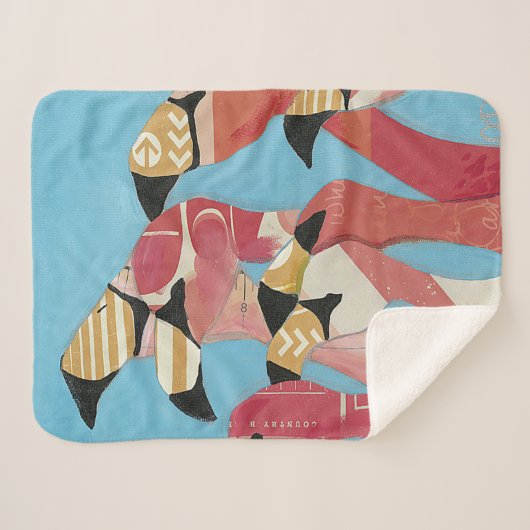 Flamingos Sherpadecke (Vorderseite (Horizontal))