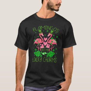Flamingos sind mein Glücksbringer Shamrock St Patr T-Shirt