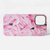 FLAMINGOS SIND ÜBERALL iPhone HÜLLE (Rückseite (Horizontal))