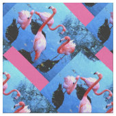 Flamingos Stoff (Nahaufnahme)