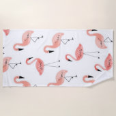 Flamingos Strandtuch (Vorderseite)