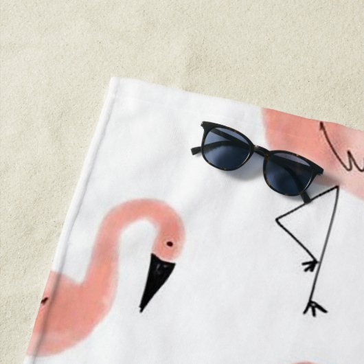 Flamingos Strandtuch (Beispiel)